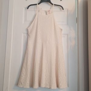 Cream lace dress